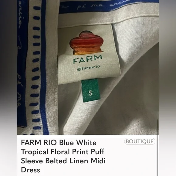 FARM Rio Multicolor Floral Midi Dress - Picture 3 of 4